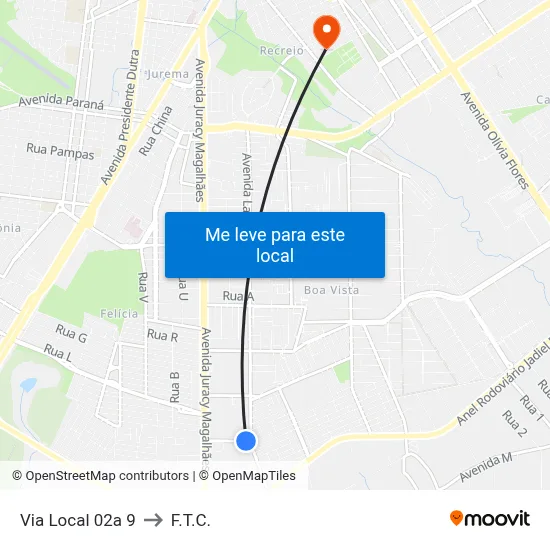 Via Local 02a 9 to F.T.C. map