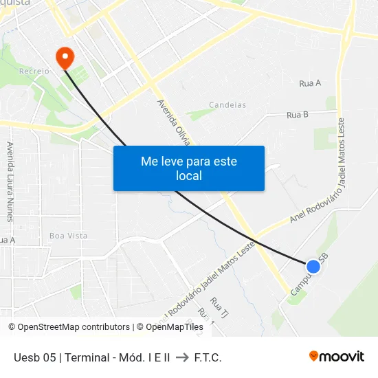 Uesb 05 | Terminal - Mód. I E II to F.T.C. map