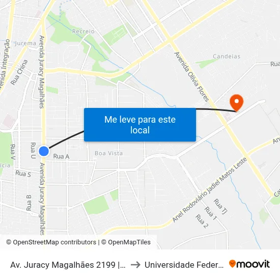 Av. Juracy Magalhães 2199 | Cimentos Gerd to Universidade Federal Da Bahia map