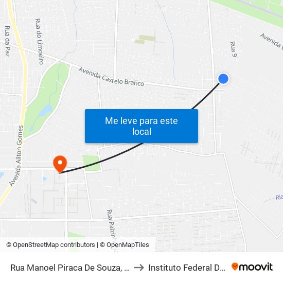 Rua Manoel Piraca De Souza, 15 - Novo Juazeiro to Instituto Federal Do Ceará - Ifce map