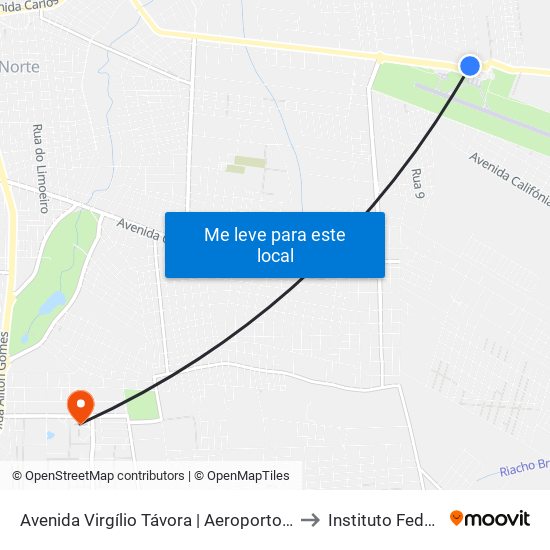 Avenida Virgílio Távora | Aeroporto Orlando Bezerra De Menezes - Aeroporto to Instituto Federal Do Ceará - Ifce map
