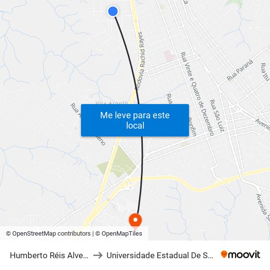 Humberto Réis Alves, 415 to Universidade Estadual De São Paulo map