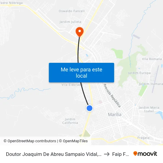 Doutor Joaquim De Abreu Sampaio Vidal, 1185 to Faip Faef map