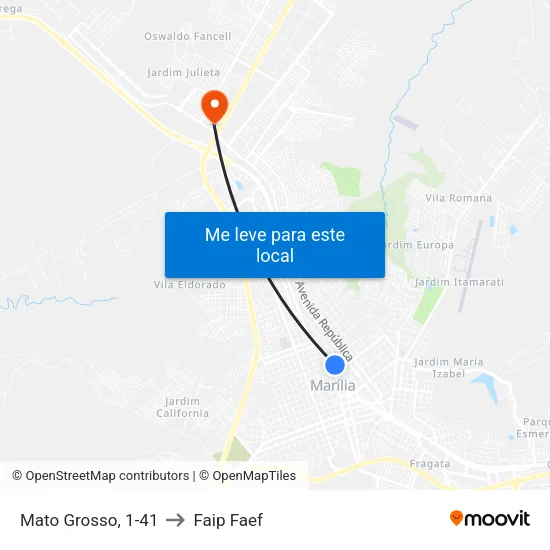 Mato Grosso, 1-41 to Faip Faef map