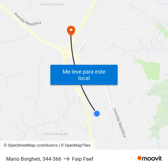 Mario Borgheti, 344-366 to Faip Faef map