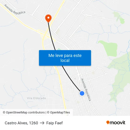 Castro Alves, 1260 to Faip Faef map