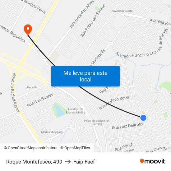 Roque Montefusco, 499 to Faip Faef map