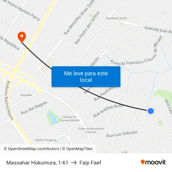 Massahar Hokumura, 1-61 to Faip Faef map