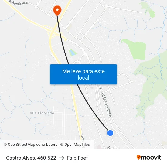 Castro Alves, 460-522 to Faip Faef map