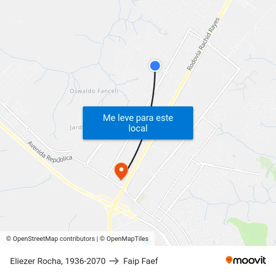 Eliezer Rocha, 1936-2070 to Faip Faef map