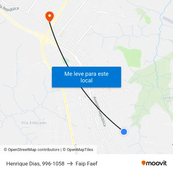 Henrique Dias, 996-1058 to Faip Faef map