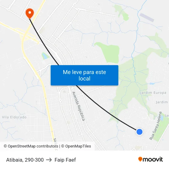 Atibaia, 290-300 to Faip Faef map
