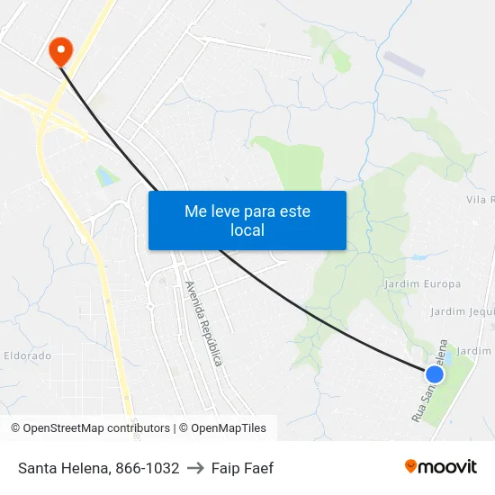 Santa Helena, 866-1032 to Faip Faef map