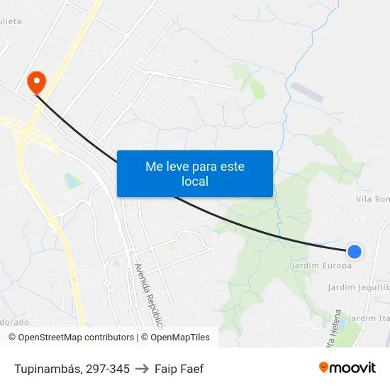 Tupinambás, 297-345 to Faip Faef map