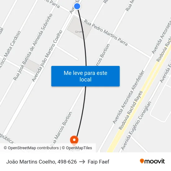 João Martins Coelho, 498-626 to Faip Faef map