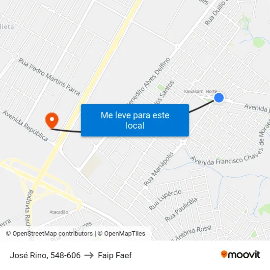 José Rino, 548-606 to Faip Faef map