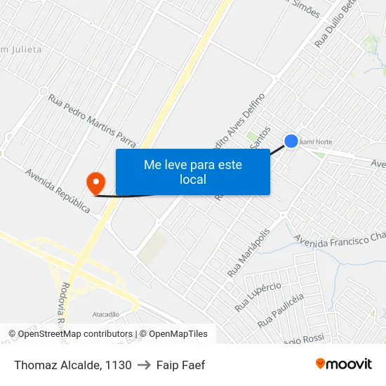 Thomaz Alcalde, 1130 to Faip Faef map