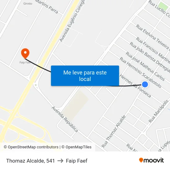 Thomaz Alcalde, 541 to Faip Faef map