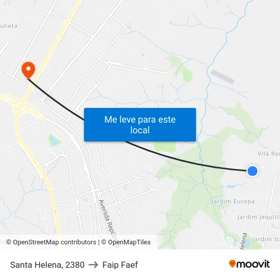 Santa Helena, 2380 to Faip Faef map