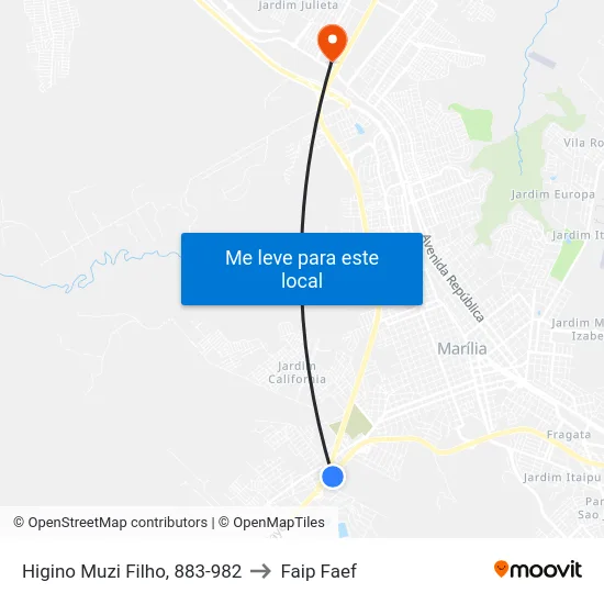 Higino Muzi Filho, 883-982 to Faip Faef map