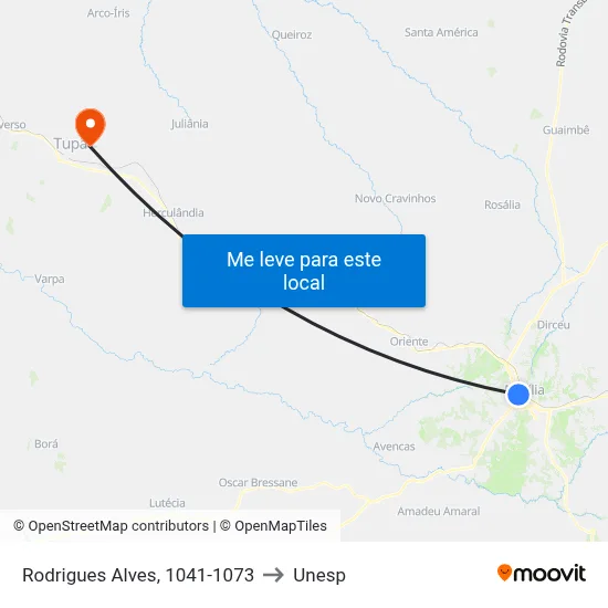 Rodrigues Alves, 1041-1073 to Unesp map