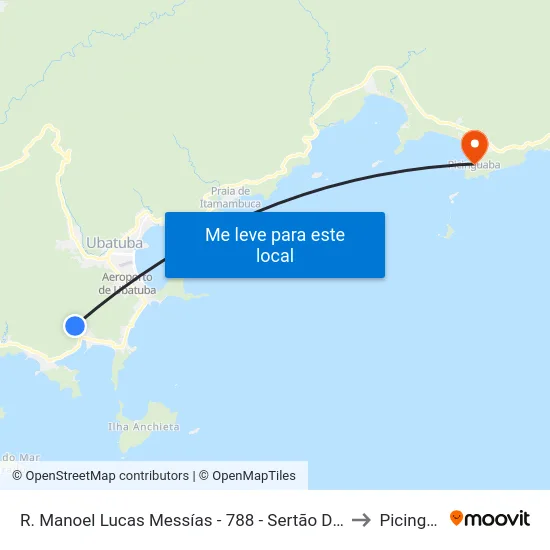 R. Manoel Lucas Messías -  788 - Sertão Do Pereque-Mirim to Picinguaba map