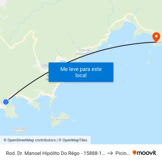 Rod. Dr. Manoel Hipólito Do Rêgo -  15888-16312 - Sertão Do Engenho Velho to Picinguaba map