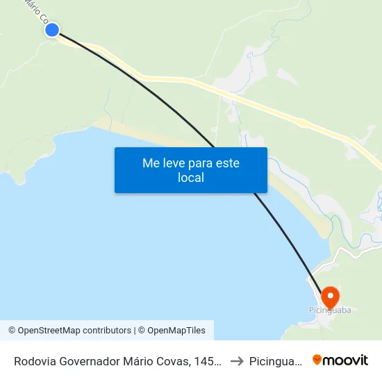 Rodovia Governador Mário Covas, 14568 to Picinguaba map