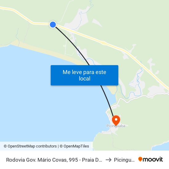 Rodovia Gov. Mário Covas, 995 - Praia Da Fazenda to Picinguaba map