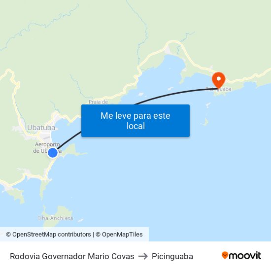 Rodovia Governador Mario Covas to Picinguaba map