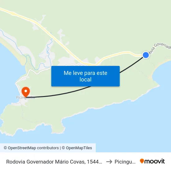 Rodovia Governador Mário Covas, 15447-19405 to Picinguaba map