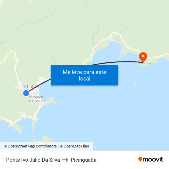 Ponte Ivo Júlio Da Silva to Picinguaba map