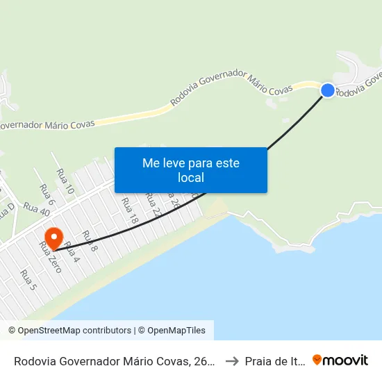 Rodovia Governador Mário Covas, 26771-26807 - Praia Do Itamambuca to Praia de Itamambuca map