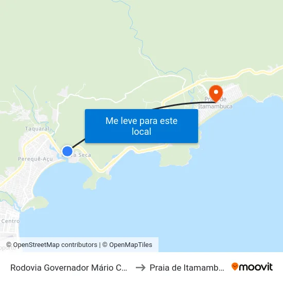 Rodovia Governador Mário Covas to Praia de Itamambuca map