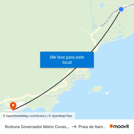 Rodovia Governador Mário Covas, 10072-14932 to Praia de Itamambuca map