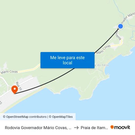 Rodovia Governador Mário Covas, 25541 - Promirim to Praia de Itamambuca map
