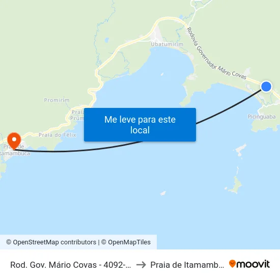 Rod. Gov. Mário Covas -  4092-4666 to Praia de Itamambuca map