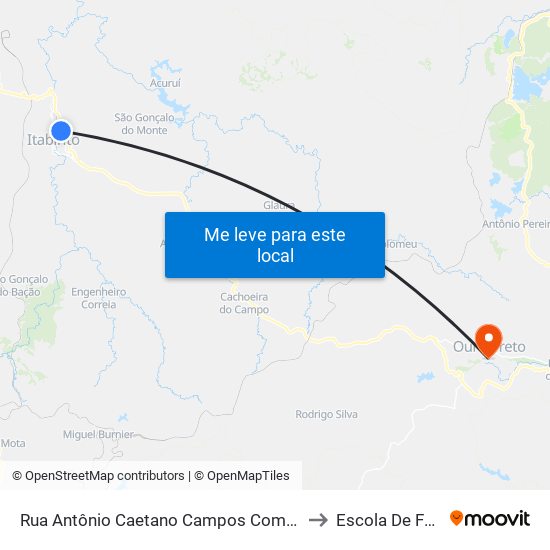 Rua Antônio Caetano Campos Com Rua Amélia Cota to Escola De Farmácia map