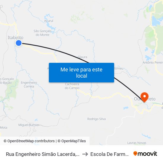 Rua Engenheiro Simão Lacerda, 601 to Escola De Farmácia map