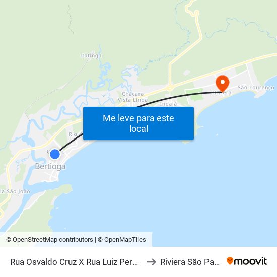 Rua Osvaldo Cruz X Rua Luiz Pereira Dos Campos to Riviera São Paulo Brazil map