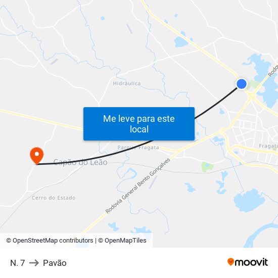 N. 7 to Pavão map