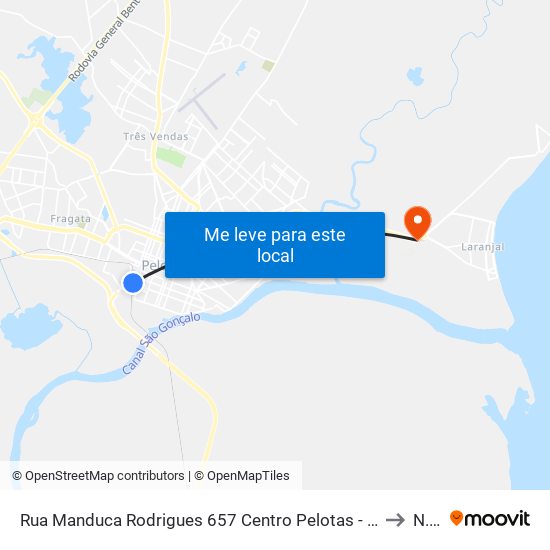 Rua Manduca Rodrigues 657 Centro Pelotas - Rs 96020-320 Brasil to N. 11 map