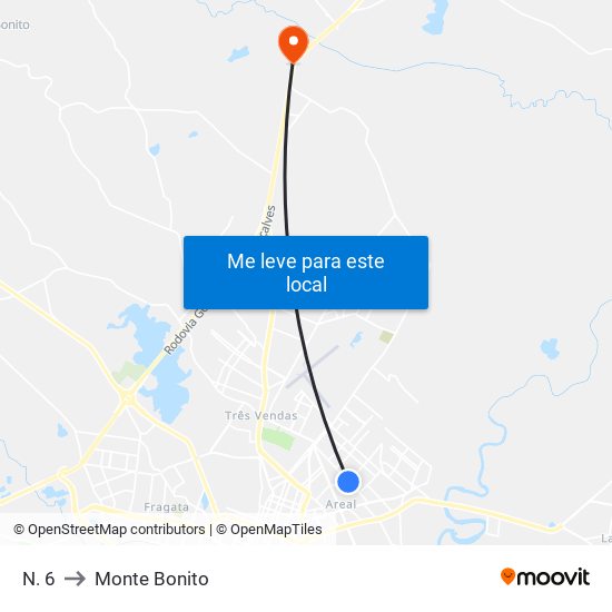 N. 6 to Monte Bonito map