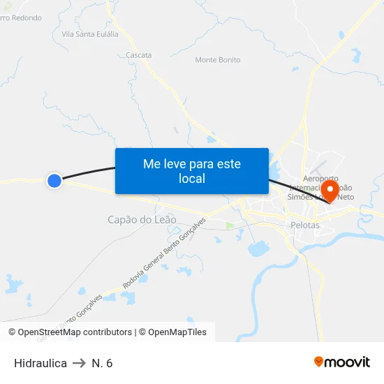 Hidraulica to N. 6 map