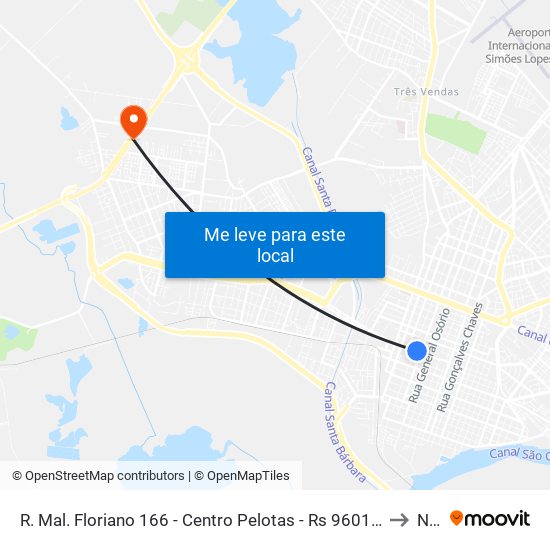 R. Mal. Floriano 166 - Centro Pelotas - Rs 96015-440 Brasil to N. 9 map
