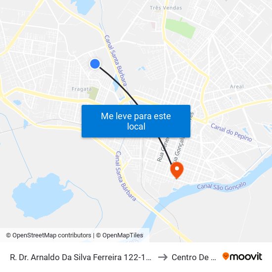 R. Dr. Arnaldo Da Silva Ferreira 122-158 - Fragata Pelotas - Rs 96040-050 Brasil to Centro De Artes (Bloco 1) map