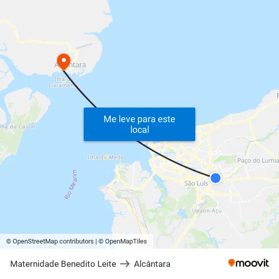 Maternidade Benedito Leite | A Renovar to Alcântara map