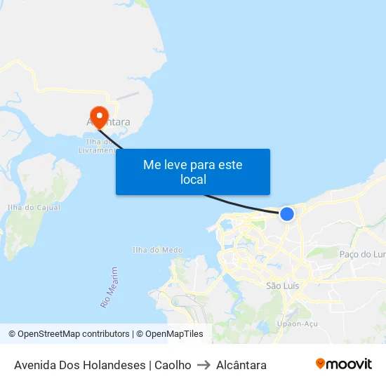Avenida Dos Holandeses | Caolho to Alcântara map