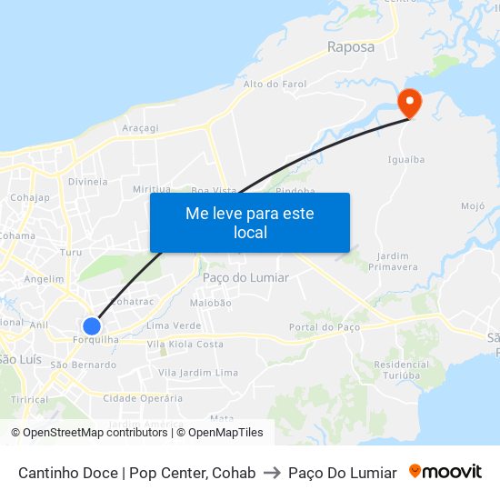 Cantinho Doce | Pop Center, Cohab to Paço Do Lumiar map