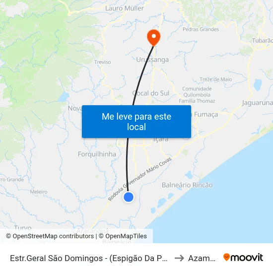 Estr.Geral São Domingos - (Espigão Da Pedra Igreja) to Azambuja map